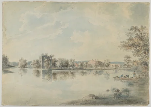 Ruins at Oestergoedland by Pehr Nordqvist, drawing, 1791-1805