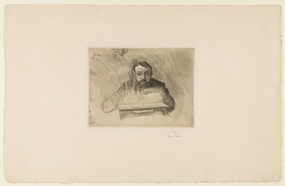 Henri Matisse Etching by Henri Matisse, print, 1900