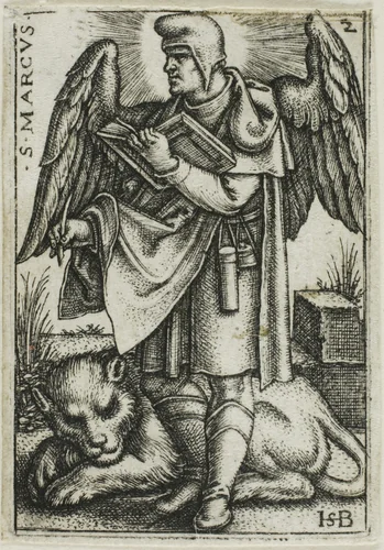 St. Mark, from The Four Evangelists by Sebald Beham, print, 1520-1550