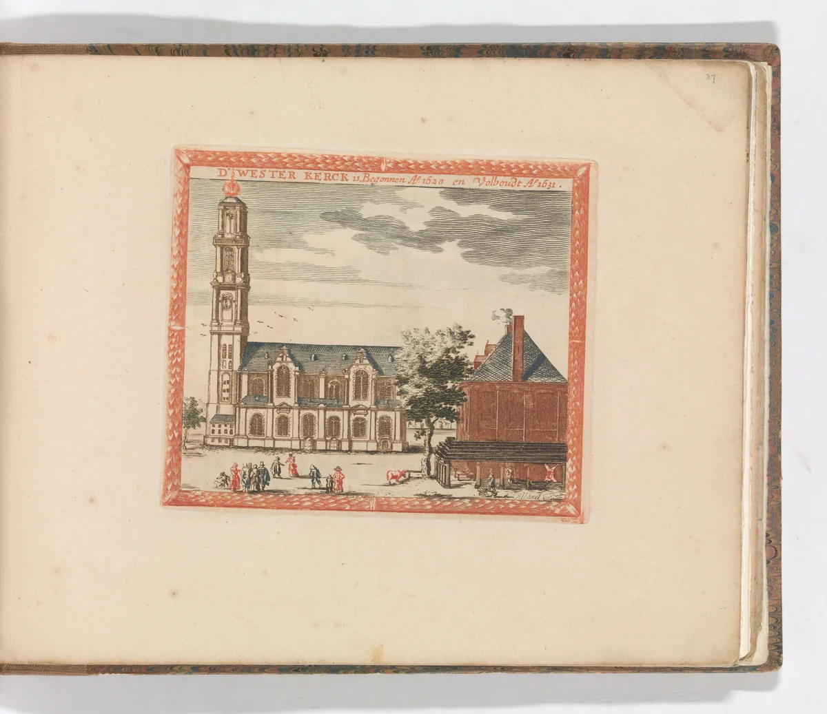 'D' Wester Kerck', in: Tooneel Der Voornaamste Nederlands Huizen, En Lust Hoven, Naar T Leven Afgebeeld by Carel Allard, book, 1660-1693
