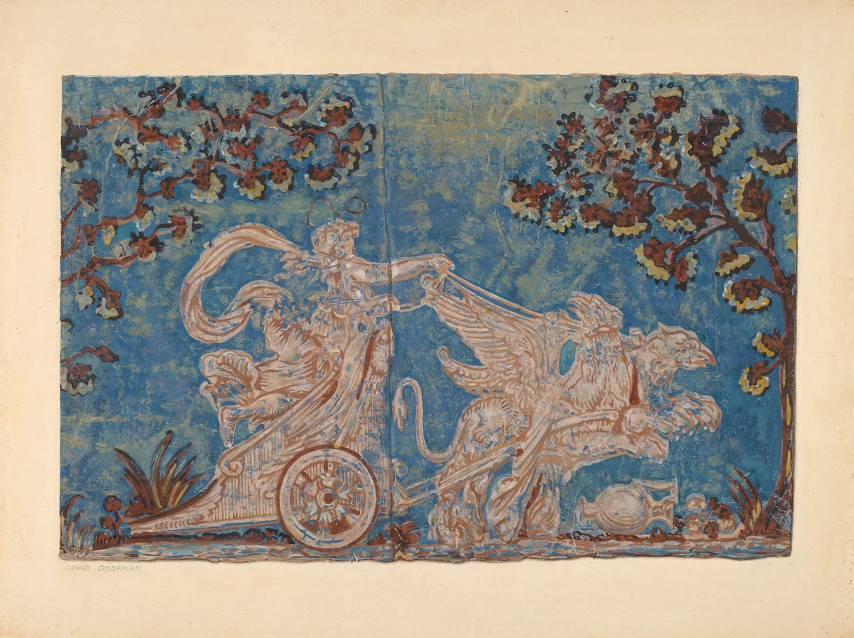 Bandbox (section) by David Dorfman, index of american design, 1939