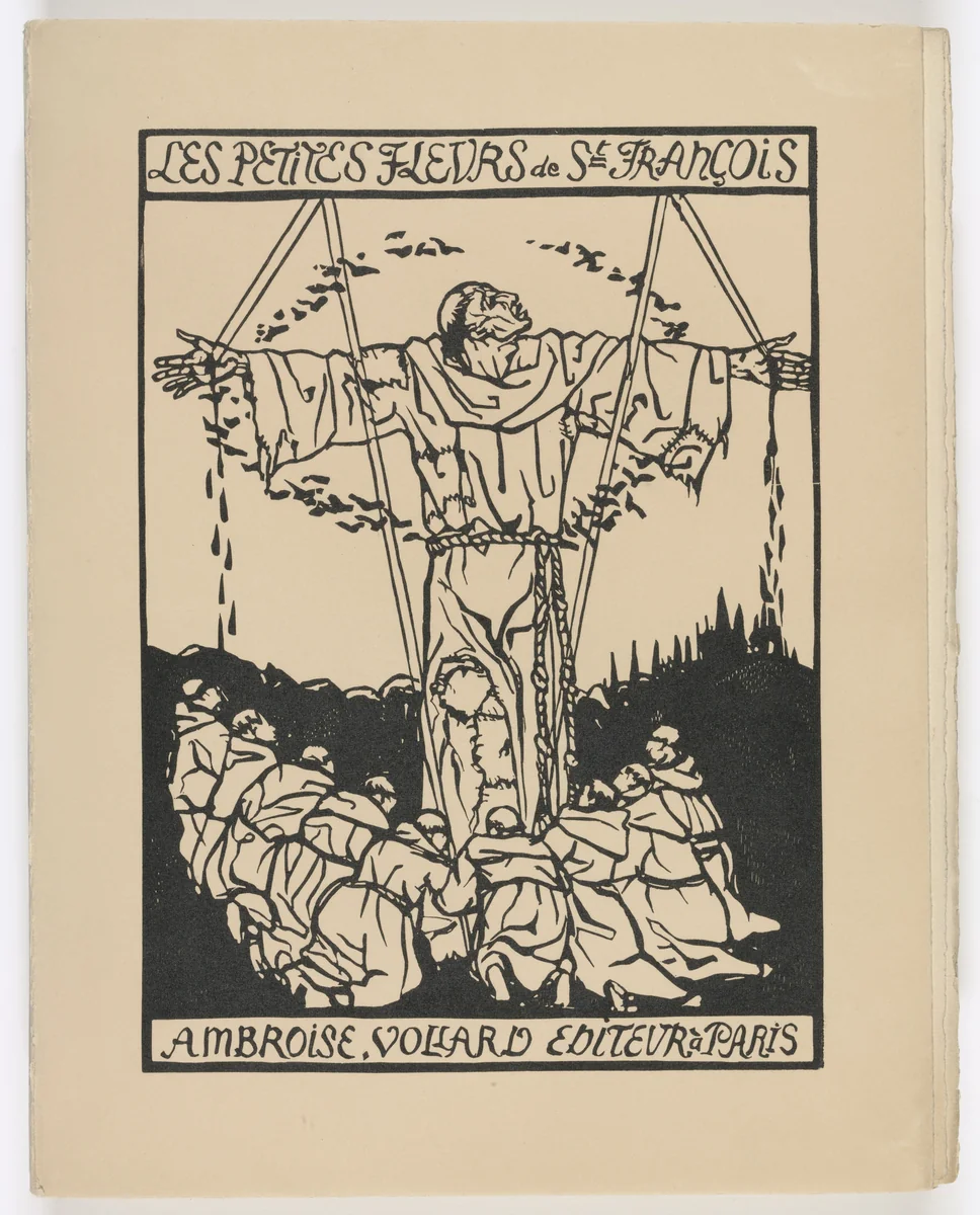 Les Petites Fleurs de St. François (The Little Flowers of St. Francis) by Émile Bernard, illustrated book, 1928