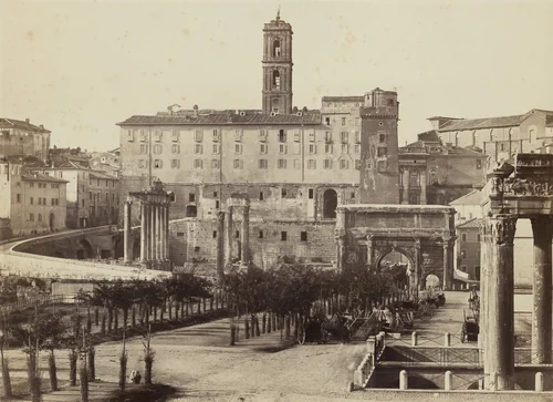 Campo Vaccino, Rome by Tommaso Cuccioni, photograph, 1853-1863