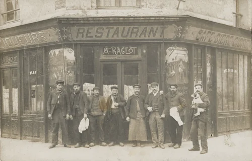 Mson Rageot, Restaurant, Liqueurs - café - bière – cidre, Asnières-sur-Seine by Unidentified Photographer, photograph, 1906