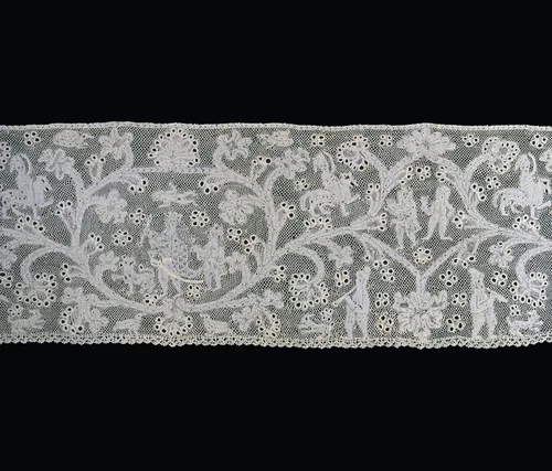 Border by Hungary, textile, 1725-1750