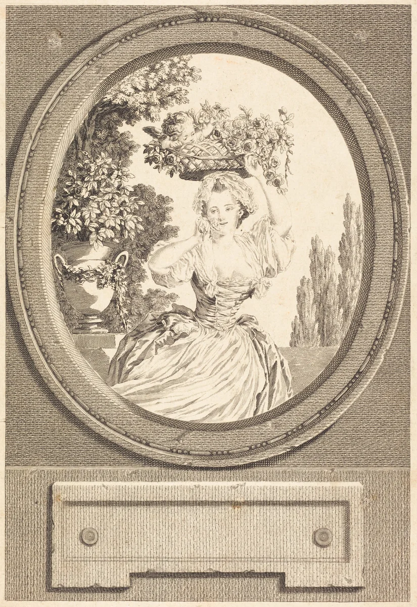 Marton by Nicolas Ponce Pierre Antoine Baudouin, print, 1777