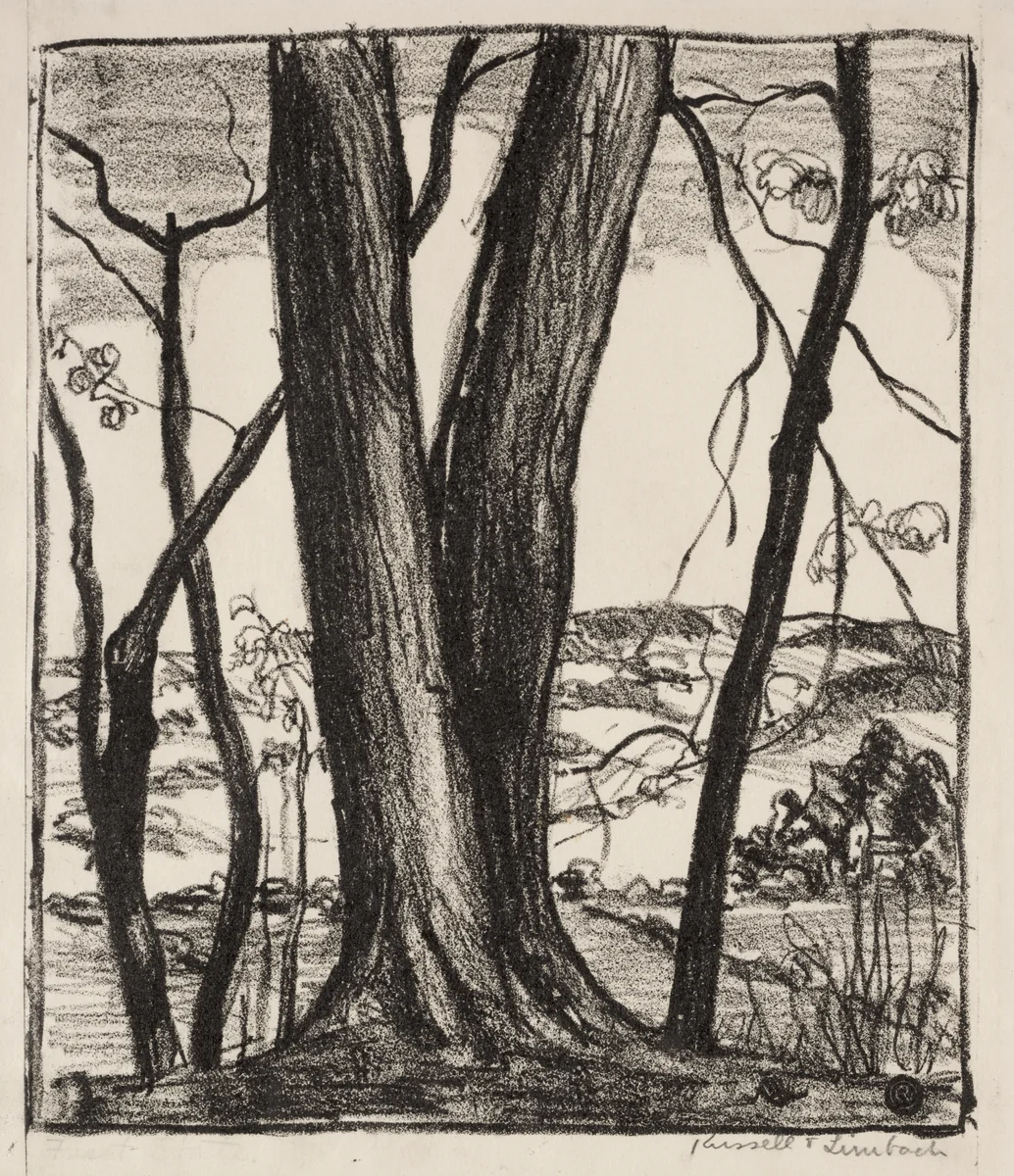 The Hilltop by Russell T Limbach, print, 1921-1931