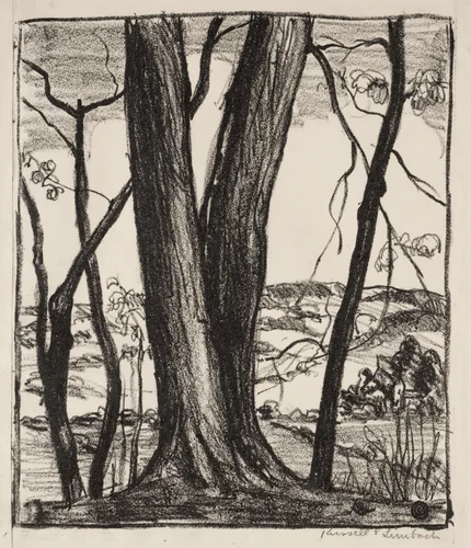 The Hilltop by Russell T Limbach, print, 1921-1931