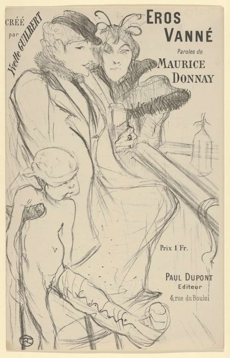 Eros Vanquished by Henri de Toulouse-Lautrec, print, 1894
