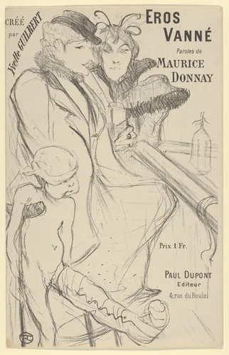 Eros Vanquished by Henri de Toulouse-Lautrec, print, 1894