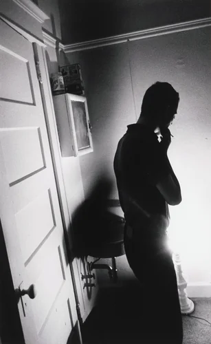 Puppet, Hotel St. Paul by Jim Goldberg, photograph, 1987