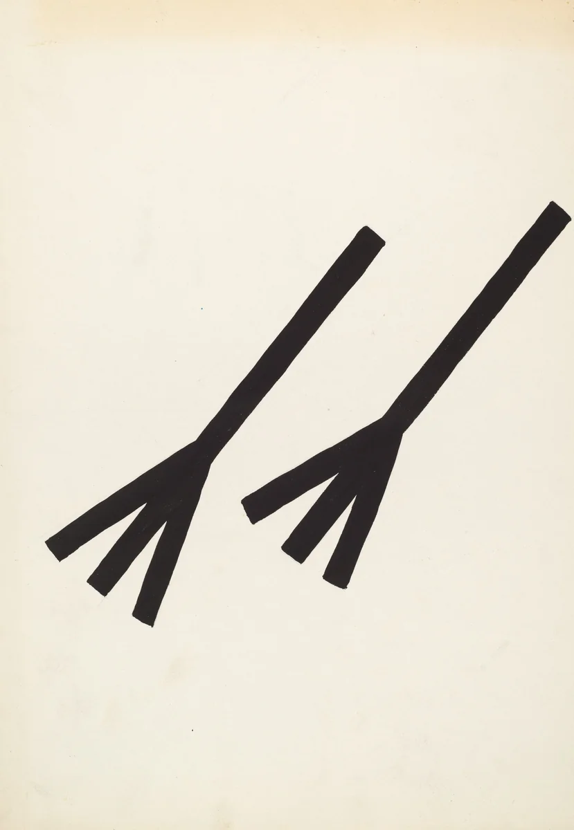Cattle Brand by J. Henry Marley, index of american design, 1936