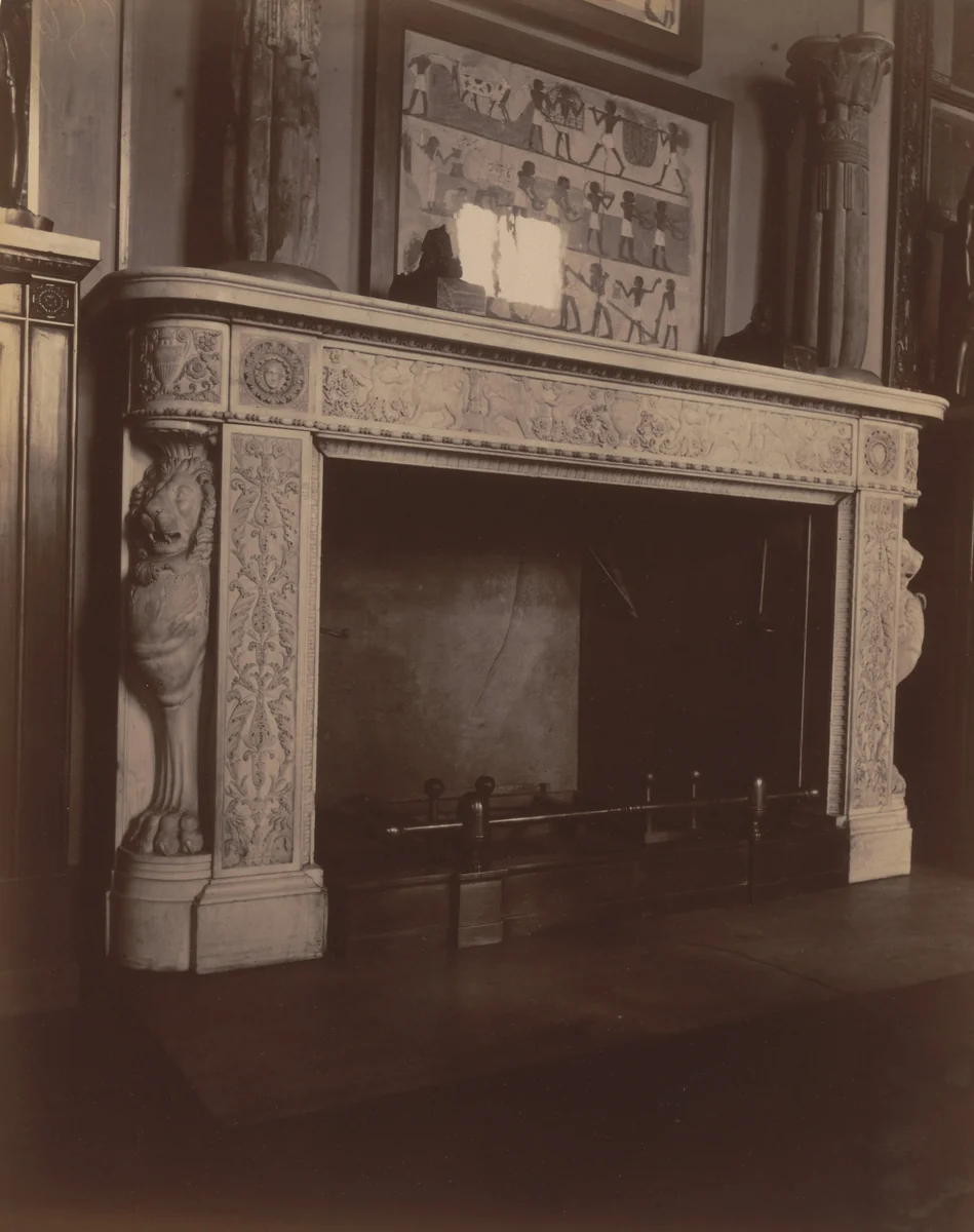 Louvre (cheminée) by Eugène Atget, photograph, 1908