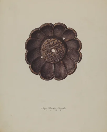 Rosette by Lloyd Charles Lemcke, index of american design, 1938