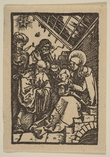 The Adoration of the Kings by Albrecht Dürer, print, 1485-1528