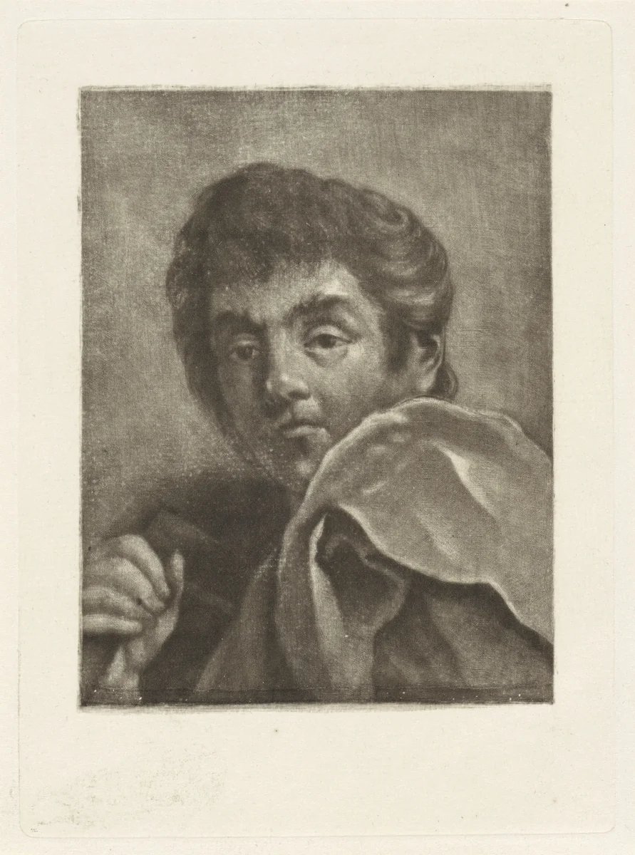 Buste van een jongen by Dirk van der Toorn, print, 1788-1811