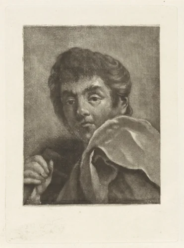 Buste van een jongen by Dirk van der Toorn, print, 1788-1811