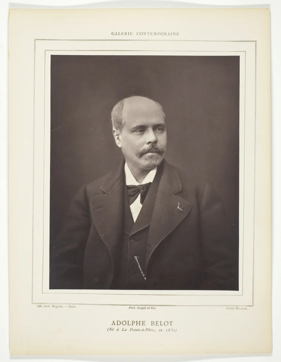 Aldophe Belot by Ferdinand J Mulnier, photograph, 1871-1879
