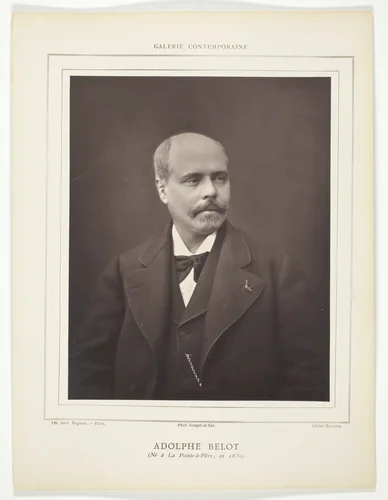 Aldophe Belot by Ferdinand J Mulnier, photograph, 1871-1879