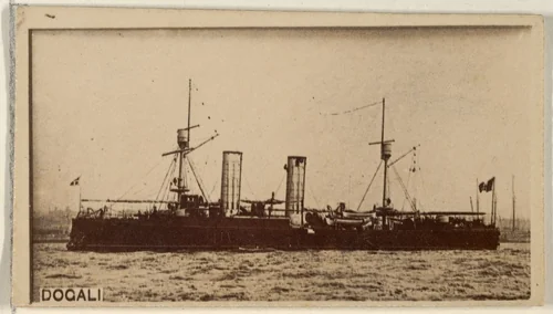 Dogali, from the Famous Ships series (N50) for Virginia Brights Cigarettes by Allen & Ginter, photograph, 1895