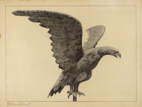 Weather Vane Finial by Helen Hobart, index of american design, 1937