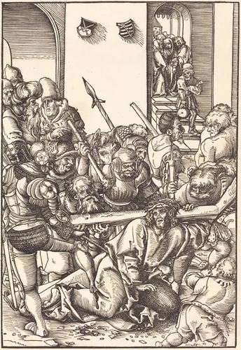 Christ Bearing the Cross by Lucas Cranach, print, 1509