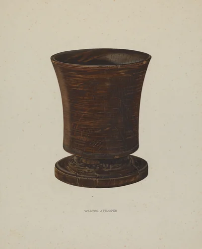 Mortar by Walter Praefke, index of american design, 1940