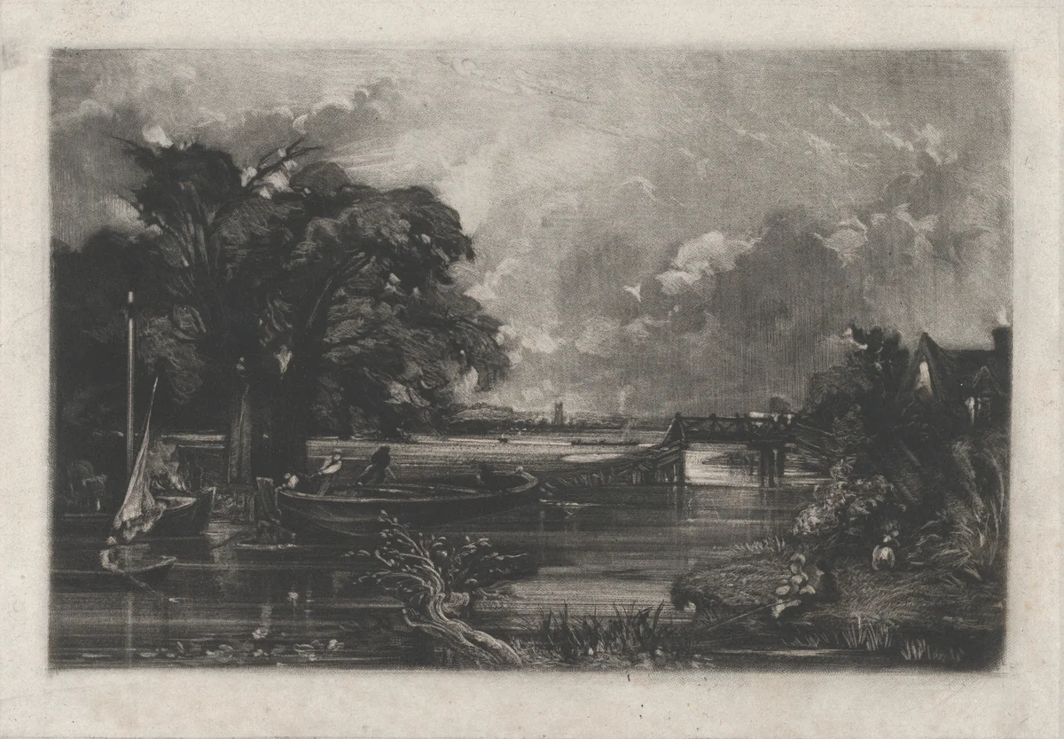 River Stour by David Lucas, print, 1830