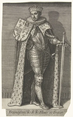 Portret van François-Hercule de Valois, hertog van Anjou by Unknown, print, 1578