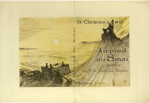 Cover for Au pied du Sinaï by Henri de Toulouse-Lautrec, print, 1897