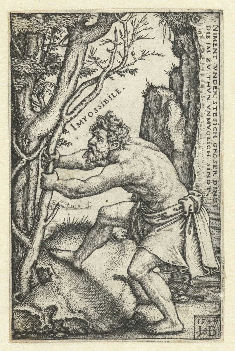 Onmogelijkheid by Unknown, print, 1549