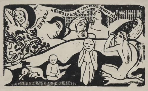 Be in Love and You Will Be Happy by Paul Gauguin, print, 1889-1903