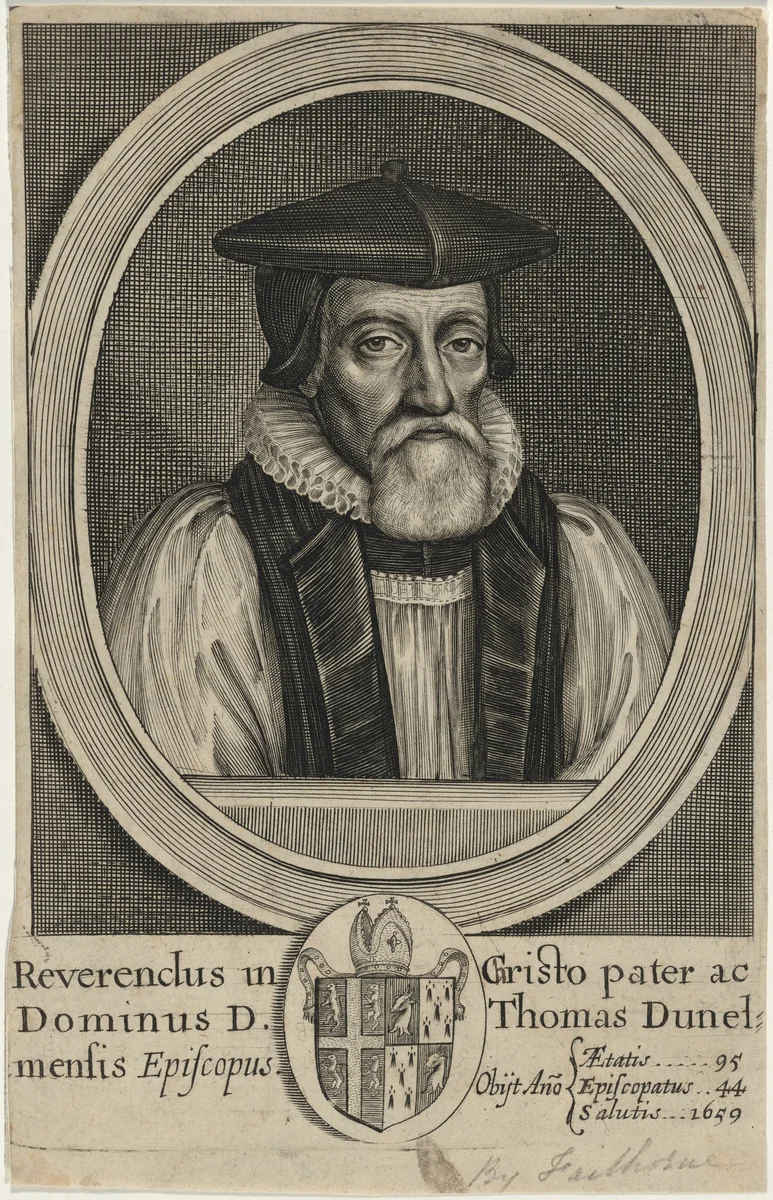 Thomas Morton by William Faithorne, print, 1660