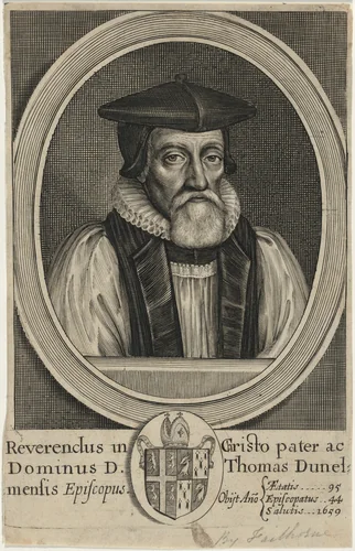 Thomas Morton by William Faithorne, print, 1660