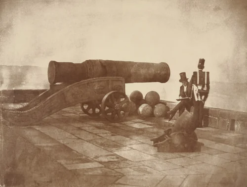 Mons Meg, Edinburgh Castle by David Octavius Hill, Robert Adamson, photograph, 1843