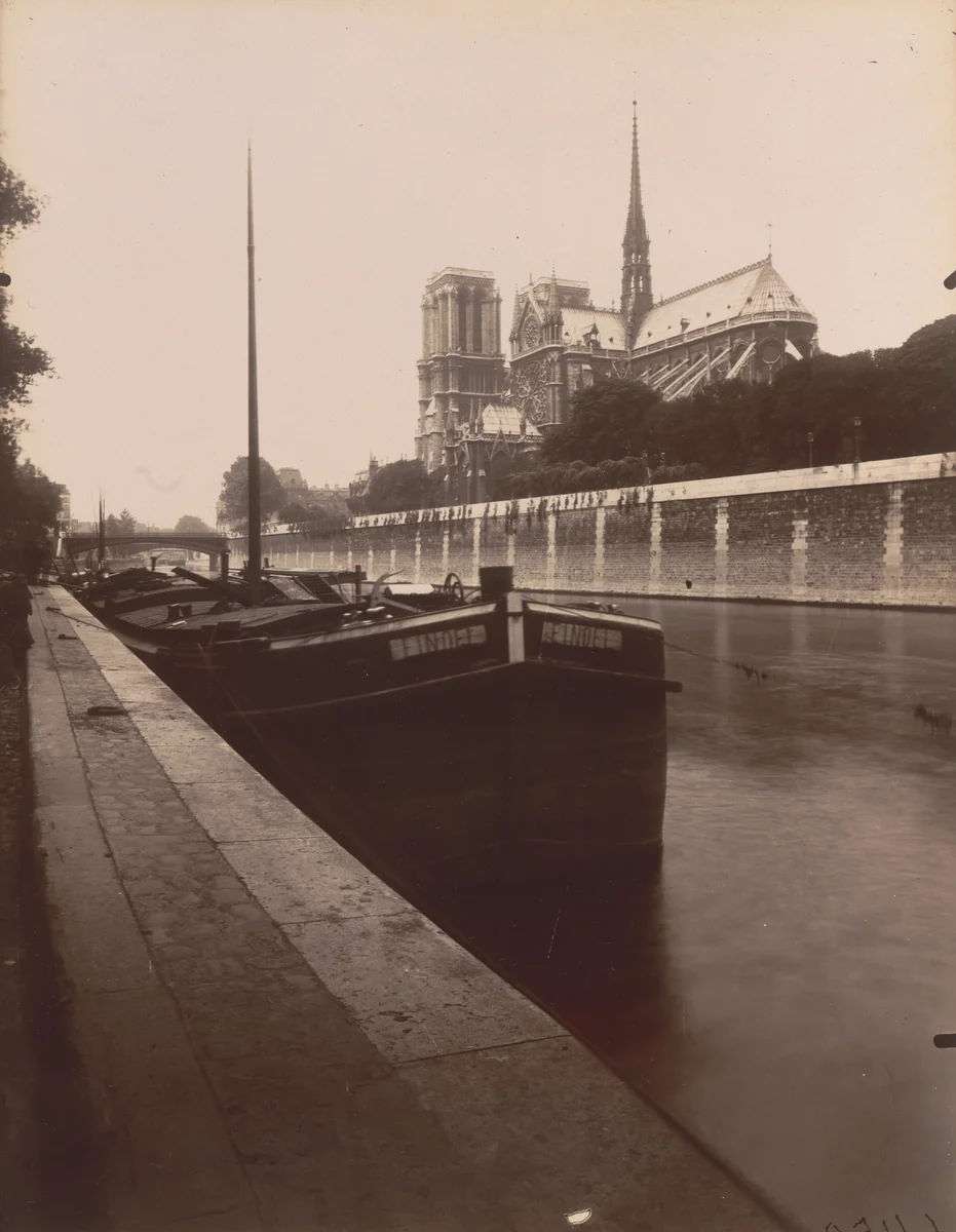 Notre-Dame by Eugène Atget, photograph, 1923
