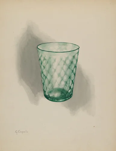 Tumbler by Giacinto Capelli, index of american design, 1937