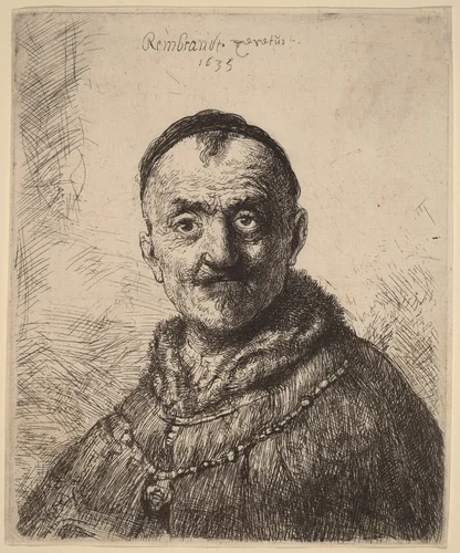 The First Oriental Head by Rembrandt van Rijn, print, 1635