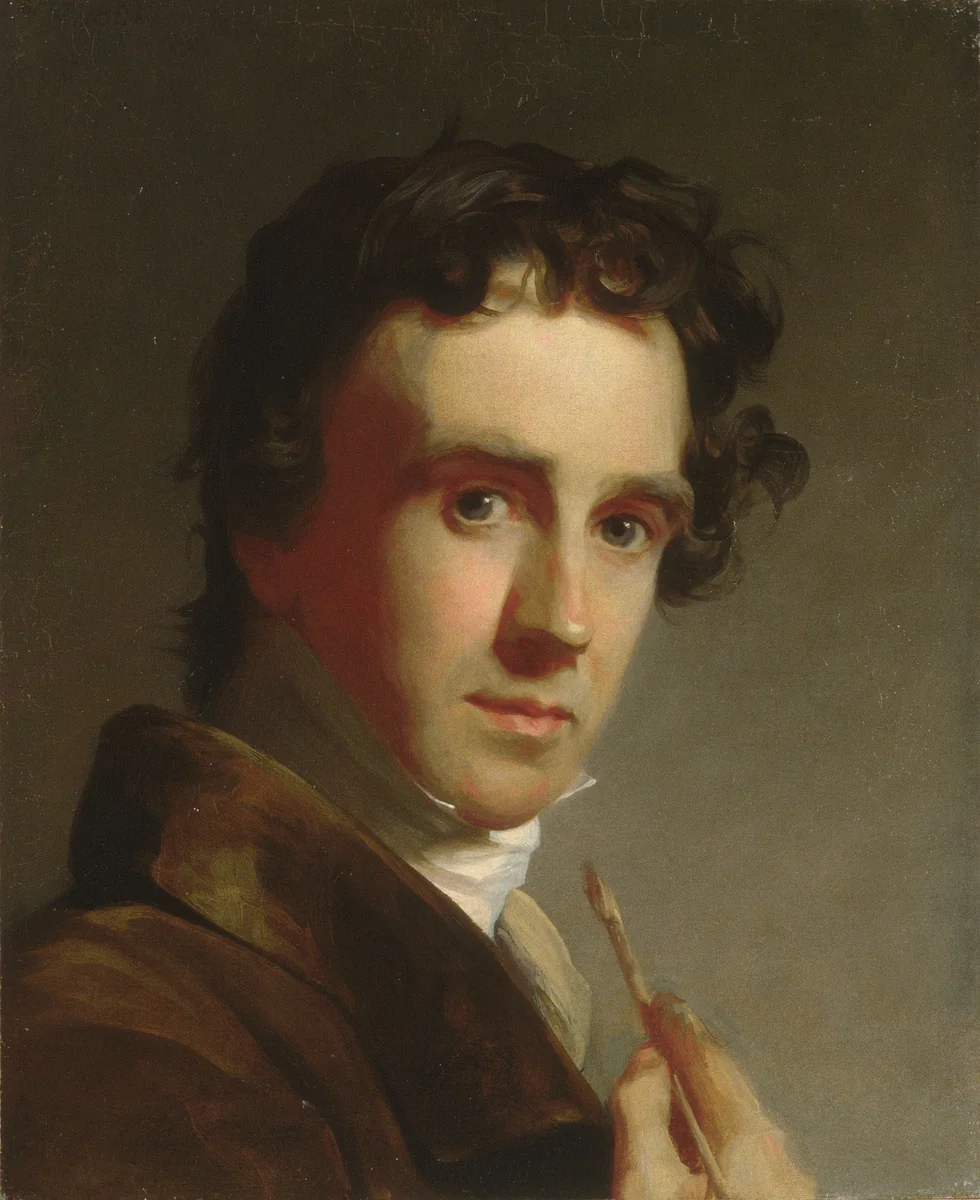 Portrait of the Artist by Thomas Sully, artwork, 1821