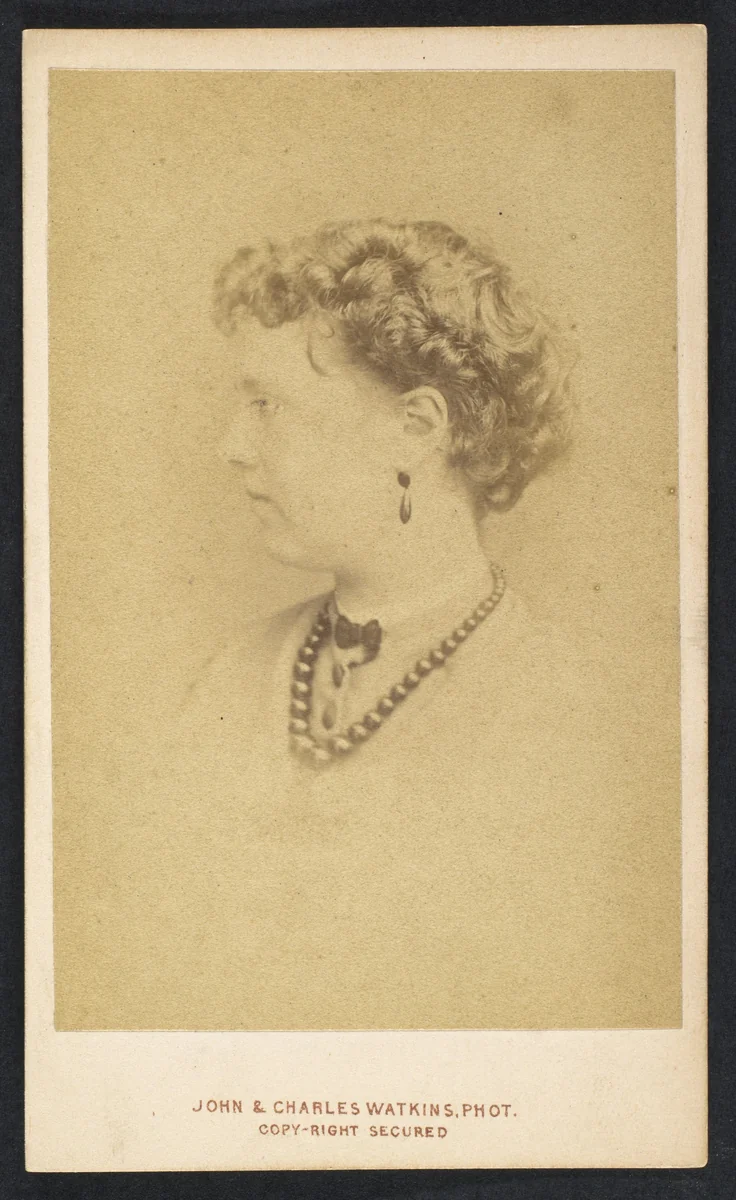 [Florence Anne Claxton] by John and Charles Watkins, photograph, 1860-1869