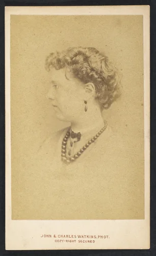[Florence Anne Claxton] by John and Charles Watkins, photograph, 1860-1869