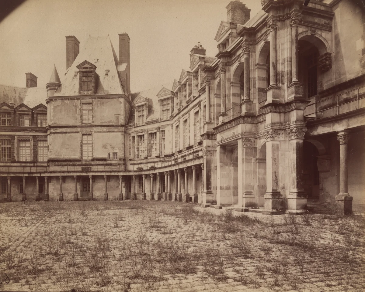 Fontainebleau (Château) by Eugène Atget, photograph, 1903
