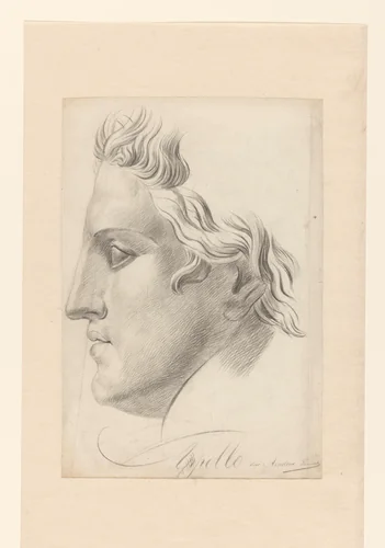 Academiestudie: Apollo by Arnoldus Dirk Felix Tavenraat, drawing, 1856-1899