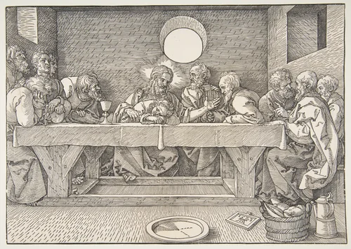 The Last Supper by Albrecht Dürer, print, 1523