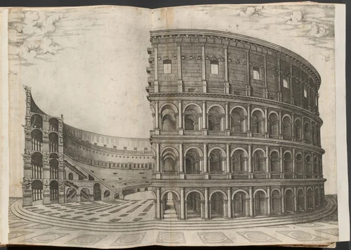 Colosseum by Nicolas Beatrizet, print, 1540-1570
