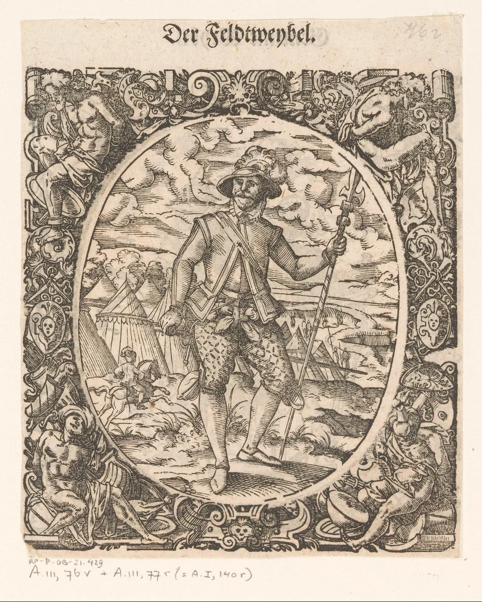 Koerier by Jost Amman, print, 1573