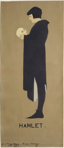 Hamlet by Beggarstaffs, design, 1894