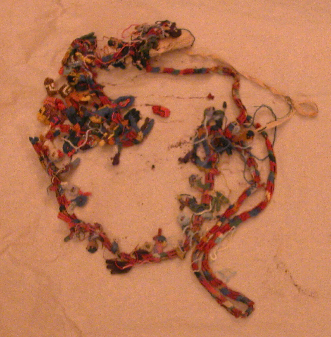 Fragments (Border) by Nazca Peru, textile, -100-200