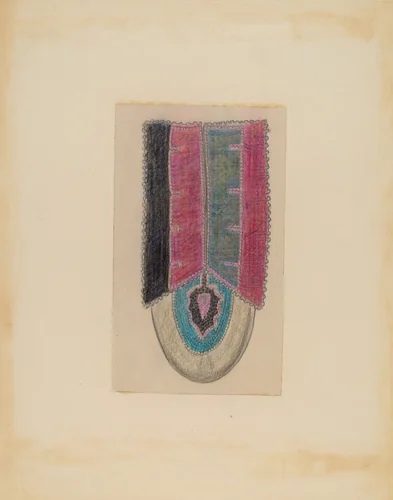 Moccasin Beadwork by Melita Hofmann, index of american design, 1935-1942