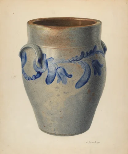 Crock by Nicholas Amantea, index of american design, 1937